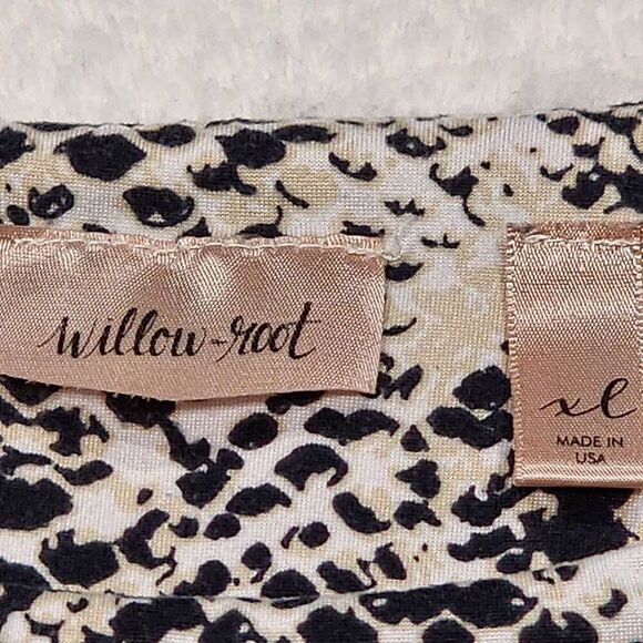 Willow & Root Womens Snakeskin Print Sleeveless Top Size Extra Large - Picture 6 of 6